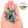 Picture of LPBeads 100PCS 8mm Natural Multicolor Fluorite Beads Gemstone Round Loose Beads for Jewelry Making with Crystal Stretch Cord