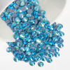 Picture of BEADSLAND Hotfix Rhinestones, 1440pcs Flatback Crystal Rhinestones for Crafts Clothes DIY Decorations, Aquamarine AB, SS12, 3.0-3.2mm