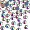 Picture of Beadsland Hotfix Rhinestones, 288pcs Flatback Crystal Rhinestones for Crafts Clothes DIY Decorations, Crystal AB, SS30, 6.3-6.5mm