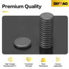 Picture of DIYMAG Ceramic Disc Magnets 68 Packs with Double-Sided Adhesive, Ceramic Industrial Magnets. Perfect for Fridge, DIY, Building, Scientific, Craft, and Office Magnets