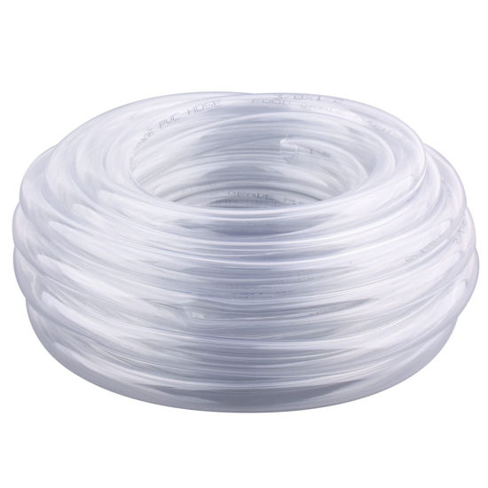 Picture of DERNORD PVC Tubing 3/8"ID X 1/2"OD Flexible Clear Vinyl Hose 25 Feet for Food Grade