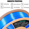 Picture of OVV3D Silk PLA Filament 1.75mm, Upgrade Blue PLA Filament 3D Printer Filament, Silk Blue 3D Printing Filament, 3D Filament 1.75 +/- 0.02mm, Silk 1.75 PLA Filament for 3D Printer and 3D Pen, 1kg