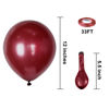 Picture of Burgundy Balloons Latex Party Balloon - 50 Pack 12 inch Helium Burgundy Balloons for Birthday Wedding Baby Shower Chirstmas Theme Party Decorations