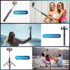 Picture of Sensyne 60" Phone Tripod & Selfie Stick, Lightweight All in One Phone Tripod Integrated with Wireless Remote Compatible with All Cell Phones for Selfie/Video Recording/Photo/Live Stream/Vlog(Gold)