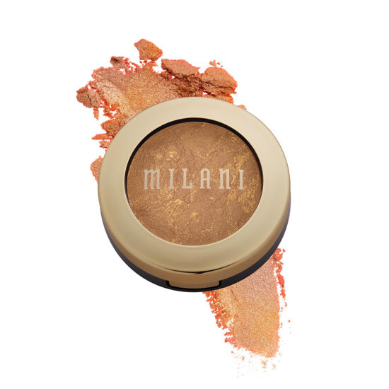 Picture of Milani Baked Bronzer - Soleil, Cruelty-Free Shimmer Bronzing Powder to Use For Contour Makeup, Highlighters Makeup, Bronzer Makeup, 0.25 Ounce