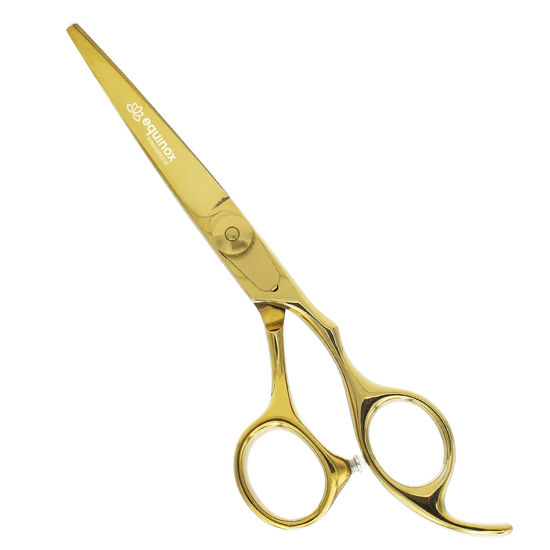 Picture of Equinox Professional Razor Edge Series Barber Hair Cutting Scissors - Japanese Stainless Steel Salon Scissors - 6.5” Overall Length - Fine Adjustment Tension Screw - Premium Shears for Hair Cutting