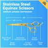 Picture of Equinox Professional Razor Edge Series Barber Hair Cutting Scissors - Japanese Stainless Steel Salon Scissors - 6.5” Overall Length - Fine Adjustment Tension Screw - Premium Shears for Hair Cutting