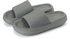 Picture of Joomra Womens Shower Slides Slippers Massage Foam Cushioned Bathroom Sandals Puffy Open Toe Pool Beach Ladies Outdoor Non Slip Cloudies Soft Thick Sole Female Sandalias Grey 37-38