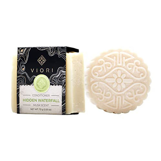 Picture of VIORI Hidden Waterfall Shampoo & Conditioner Bar Set - Handcrafted with Longsheng Rice Water & Natural Ingredients - Sulfate-free, Paraben-free, Phthalate-free, 100% Vegan