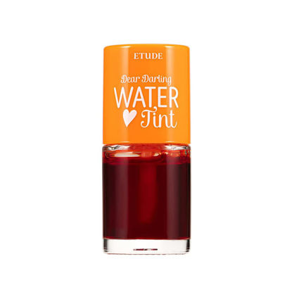 Picture of ETUDE Dear Darling Water Tint Orange Ade (21AD) |Vivid Color Lip Stain with Moisturizing Weightless & Non-sticky Finish Lip Stain | Smudge-proof & Lightweight Lip Tint | K-beauty