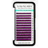 Picture of Colored Lash Extensions 0.07mm CC Curl Violet Individual Volume Lashes Extensions 8-15 Mix Length Color Eyelash Extensions for Salon (Violet 0.07-CC, 8-15mm)