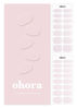 Picture of ohora Semi Cured Gel Nail Strips (N Glazed Donut) - Works with Any Nail Lamps, Salon-Quality, Long Lasting, Easy to Apply & Remove - Includes 2 Prep Pads, Nail File & Wooden Stick