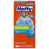 Picture of Hefty Recycling Trash Bags, Blue, 13 Gallon, 60 Count