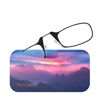 Picture of ThinOptics Universal Pod Case + Rectangular Reading Glasses, Alpine Horizon, 44mm + 1.5