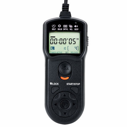 Picture of JJC Intervalometer Timer Remote Control Shutter Release for Canon EOS Rebel T6 T7 2000D 90D 80D 70D 60Da 77D T8i T7i T6i T6s SL3 SL2 T5i T4i EOS R R6 Mark II R6 R7 R8 R10 RP R100 M6 Mark II M5 & More