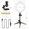 Picture of Video Conference Lighting Kits, 6” LED Selfie Ring Light with Tripod Stand, Clip on Laptop Monitor for Webcam Lighting/Zoom Lighting/Remote Working/Self Broadcasting/Live Streaming