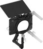 Picture of Hersmay Mini Matte Box Lightweight Clip-on Camea Matte Box with 15mm Rod Clamp for DSLR Mirrorless Camera for Sony A7IV A9 A7 A7R A7S II III IV; for Nikon Z6 Z7 II;R5 R6 M5 M50 GH5 BMPCC 4K 6K Pro