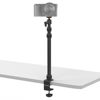 Picture of PICTRON LS10 Camera Desk Mount Table Stand with 1/4" Ball Head, 16"-33.8" Adjustable Light Stand, Tabletop C Clamp Arm for DSLR Camera, Ring Light, Live Streaming, Photo Video Shooting