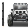 Picture of KSaAuto Short Antenna for Jeep Wrangler Accessories JK JL Unlimited Gladiator Accessories JT, 7 Inch Jeep JKU JLU Sahara Rubicon Sport Willys 4xe Mojave High Altitude Radio Antenna Replacement