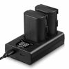 Picture of ENEGON LP-E6 Rechargeable Battery Pack (2pack) and Dual USB LED Charger, Compatible with Canon LP-E6, LP-E6N and Canon EOS R,R5,R6,5D Mark II III IV, 5Ds, 5DS R, 6D, 7D, 7D Mark II, 60D, 70D, 80D,90D