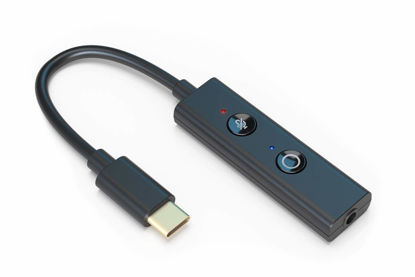 Picture of Creative Sound Blaster Play! 4 Hi-res External USB-C DAC and Sound Adapter Ft. VoiceDetect Auto Mic Mute/Unmute, Two-Way Noise Cancellation, Bass Boost/Dynamic EQs, for Video Calls on Windows PC