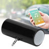 Picture of Mini Stereo Speaker,New DIY Pillow Speaker, Unique Soft Sound Portable Speaker, Portable Plug in Speaker with 3.5mm Aux Audio Input, for Mobile Phones and Tablets(Black)