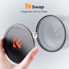 Picture of K&F Concept 55mm Magnetic MC UV Lens Protection Filter + Lens Filter Cap with 28 Multi-Layer Coatings Waterproof/Scratch Resistant Ultra-Slim UV Filter for Camera Lens (Nano-X Series)