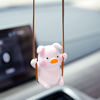 Picture of YGMONER Super Cute Swinging Pig Car Mirror Hanging Ornament Car Interior Accessories (Pig)