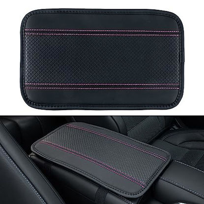 Car Leather Center Console Cushion Pad, 11.4x7.4 Waterproof Armrest Seat  Box Cover Fit for Cars, Vehicles, SUVs, Comfort, Car Interior Protection