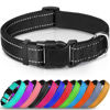 Picture of Joytale Reflective Dog Collar,Soft Neoprene Padded Breathable Nylon Pet Collar Adjustable for Puppy and Small Dogs,Black,XS