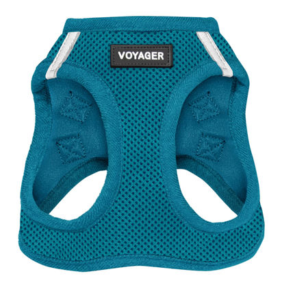 Picture of Voyager Step-in Air Dog Harness - All Weather Mesh Step in Vest Harness for Small and Medium Dogs by Best Pet Supplies - Harness (Turquoise), X-Large