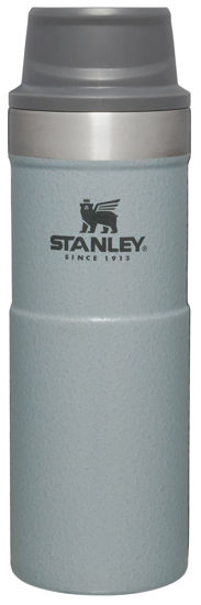 Picture of Stanley Transit Trigger-Action Travel Mug 16oz Hammertone Silver