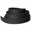 Picture of LolliBeads (TM) Genuine Leather Strap Leather Strip 1/2 Inch Wide and 72 Inches Long, Black