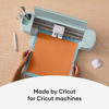 Picture of Cricut Premium Permanent Vinyl Roll(12 in x 15 ft), Weather-Resistant, Dishwasher-Safe & Fade-Proof, Compatible w Cricut Cutting Machines, Create Signs, Labels, & Personalize DIY Projects, Dark Orange