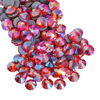 Picture of Beadsland Hotfix Rhinestones, 288pcs Flatback Crystal Rhinestones for Crafts Clothes DIY Decorations, Hyacinth AB,SS30,6.3-6.5mm