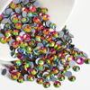 Picture of Beadsland Hotfix Rhinestones, 1440pcs Flatback Crystal Rhinestones for Crafts Clothes DIY Decorations, Rainbow, SS12, 3.0-3.2mm