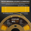 Picture of OVERTURE PETG Filament 1.75mm, 3D Printer Filament, 1kg Filament (2.2lbs), Dimensional Accuracy 99% Probability +/- 0.03 mm, Fit Most FDM Printer (Yellow)