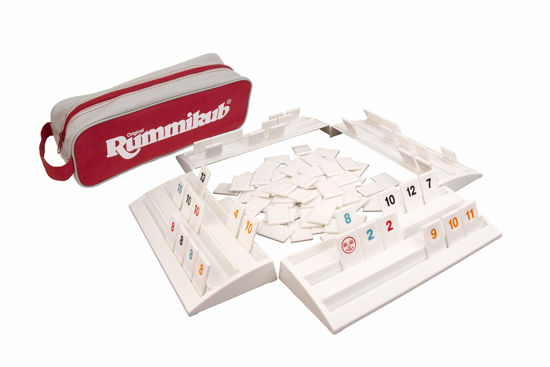 Picture of Rummikub - The Complete Original Game With Full-Size Racks and Tiles in a Durable Canvas Storage/Travel Case by Pressman - Amazon Exclusive