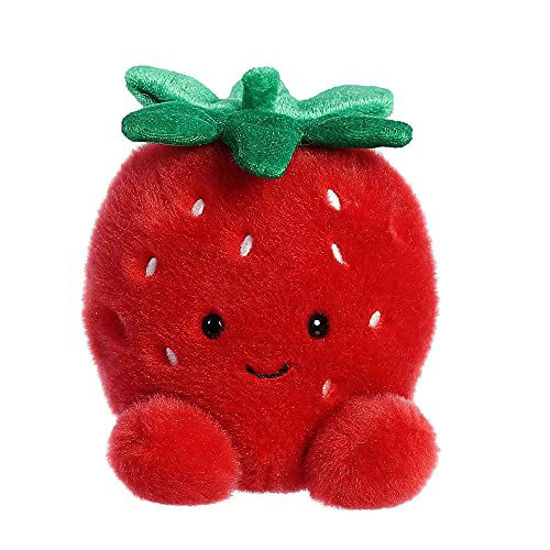 Picture of Aurora® Adorable Palm Pals™ Juicy Strawberry™ Stuffed Animal - Pocket-Sized Fun - On-The-Go Play - Red 5 Inches