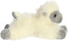 Picture of Aurora® Adorable Mini Flopsie™ Black Face Sheep Stuffed Animal - Playful Ease - Timeless Companions - White 8 Inches