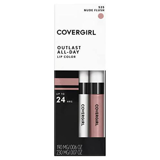 Picture of Covergirl Outlast All-Day Lip Color With Topcoat, Nude Flush