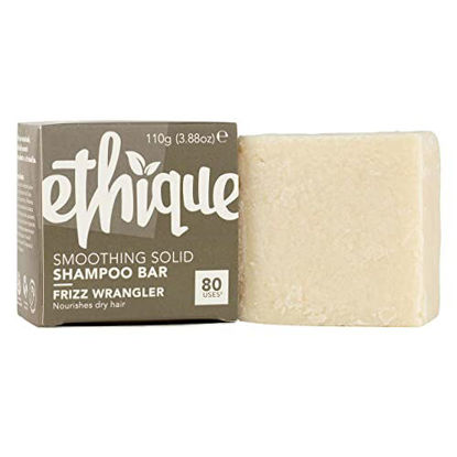 Picture of Ethique Frizz Wrangler - Smoothing Solid Shampoo Bar for Dry & Damaged Hair - Vegan, Eco-Friendly, Plastic-Free, Cruelty-Free, 3.88 oz(Pack of 1)