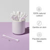 Picture of Diane Cotton Swabs, 375 ct. 1-Pack - Super Soft for Sensitive Skin, Gentle on Face, Makeup and Beauty Applicator, Nail Polish Removal, 3 inches long for Beauty, Personal Care, Crafts