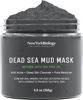 Picture of New York Biology Dead Sea Mud Mask for Face and Body Infused with Tea Tree - Spa Quality Pore Reducer for Acne, Blackheads and Oily Skin - Tightens Skin for A Healthier Complexion - 8.8 oz