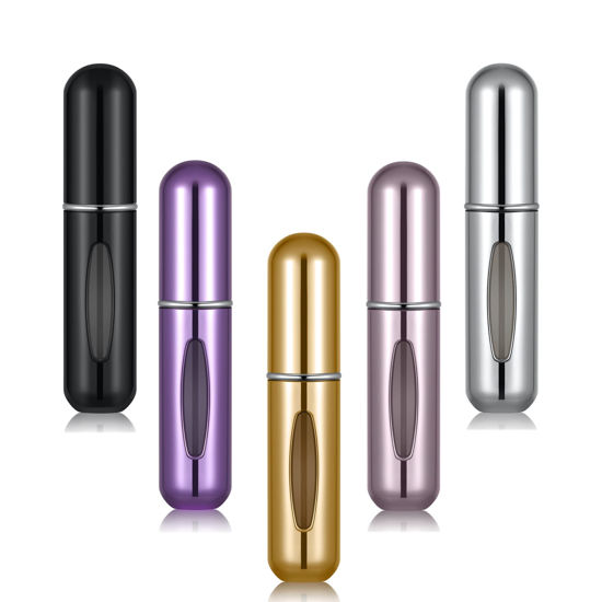 Picture of VONOVO Portable Mini Refillable Perfume Atomizer Bottle Atomizer Travel Size Spray Bottles Accessories 5 sets of 5ml/0.2oz