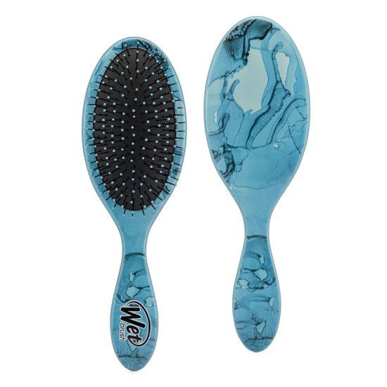 Picture of Wet Brush Original Detangling Brush, Arctic Blue - All Hair Types - Ultra-Soft IntelliFlex Detangler Bristles Glide Through Tangles with Ease - Pain-Free Comb for Men & Women