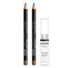 Picture of NYX PROFESSIONAL MAKEUP Slim Lip Pencil (Espresso) + Butter Gloss (Sugar Glass, Clear), 3-Pack