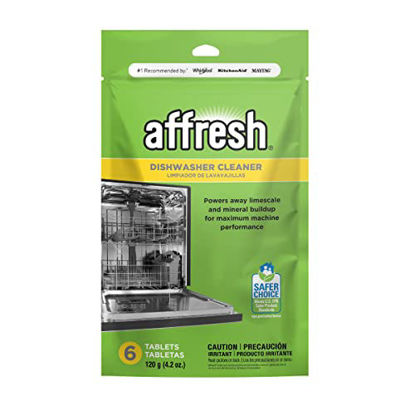 Picture of Affresh Dishwasher Cleaner, Helps Remove Limescale and Odor-Causing Residue, 6 Month Supply