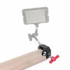 Picture of CAMVATE C-Clamp with 1/4 and 3/8 Thread Hole for Camera Monitor(Red T-Handle) - 1687