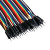 Picture of ELEGOO 120pcs Multicolored Dupont Wire 40pin Male to Female, 40pin Male to Male, 40pin Female to Female Breadboard Jumper Ribbon Cables Kit Compatible with Arduino Projects